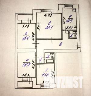 4-к квартира, вторичка, 112м2, 3/10 этаж