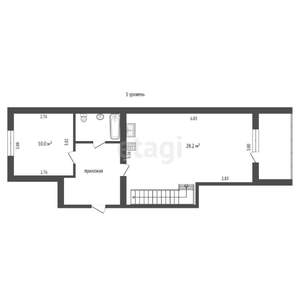 4-к квартира, вторичка, 92м2, 4/14 этаж