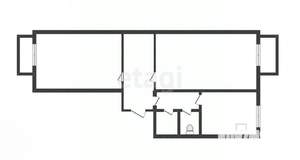 2-к квартира, вторичка, 59м2, 9/10 этаж