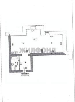 1-к квартира, вторичка, 77м2, 15/15 этаж