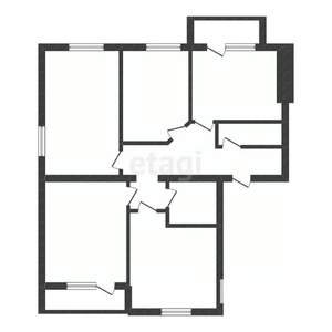 3-к квартира, вторичка, 88м2, 2/3 этаж