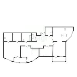 4-к квартира, вторичка, 195м2, 12/17 этаж