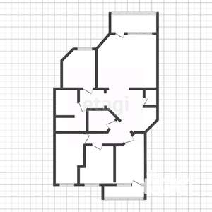 4-к квартира, вторичка, 166м2, 2/9 этаж