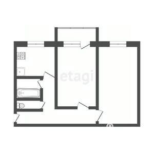 2-к квартира, вторичка, 50м2, 8/12 этаж