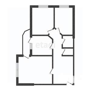 3-к квартира, вторичка, 73м2, 2/18 этаж