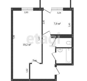1-к квартира, вторичка, 40м2, 5/18 этаж