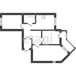 3-к квартира, вторичка, 61м2, 3/9 этаж