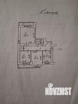 3-к квартира, вторичка, 85м2, 8/14 этаж