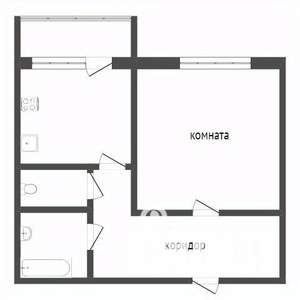 1-к квартира, вторичка, 39м2, 3/5 этаж