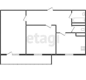 2-к квартира, вторичка, 81м2, 9/14 этаж