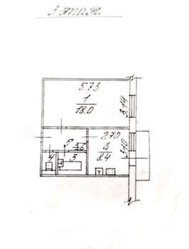 1-к квартира, вторичка, 34м2, 3/9 этаж