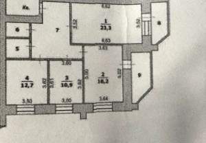 3-к квартира, вторичка, 90м2, 10/14 этаж