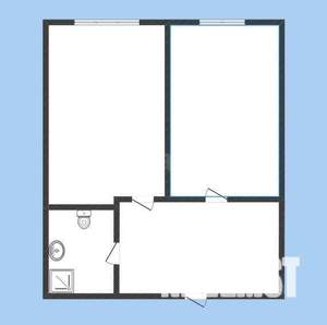 1-к квартира, вторичка, 48м2, 17/18 этаж