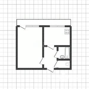 1-к квартира, вторичка, 31м2, 9/9 этаж