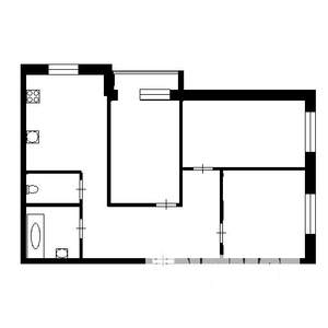 3-к квартира, вторичка, 64м2, 3/9 этаж