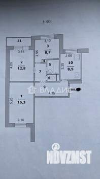 3-к квартира, вторичка, 61м2, 4/9 этаж