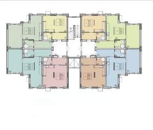 Студия квартира, строящийся дом, 35м2, 5/5 этаж