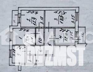 4-к квартира, вторичка, 84м2, 3/9 этаж