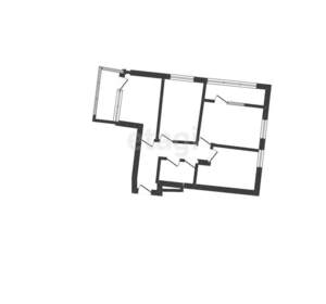 3-к квартира, вторичка, 76м2, 6/10 этаж