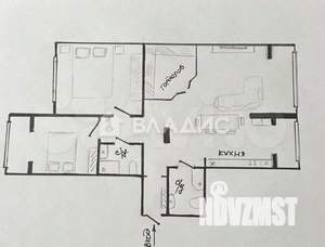 3-к квартира, вторичка, 84м2, 5/10 этаж