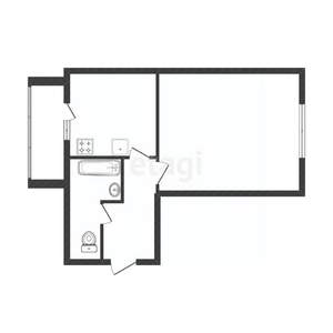 1-к квартира, вторичка, 37м2, 12/14 этаж