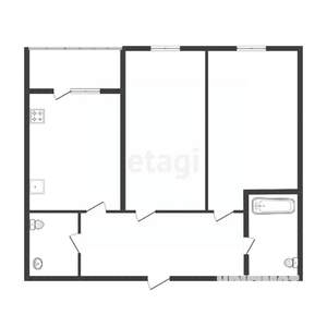 2-к квартира, вторичка, 67м2, 3/18 этаж