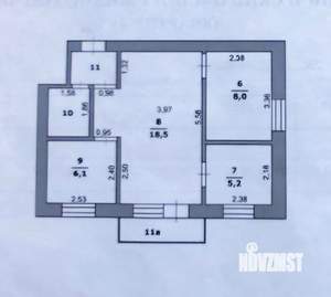3-к квартира, вторичка, 43м2, 4/6 этаж