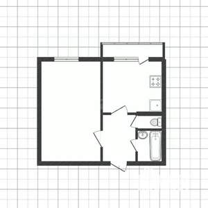 1-к квартира, вторичка, 35м2, 2/9 этаж