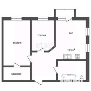 3-к квартира, вторичка, 97м2, 7/9 этаж