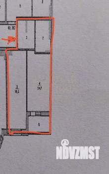 1-к квартира, вторичка, 40м2, 3/9 этаж