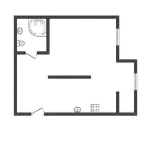 Студия квартира, вторичка, 30м2, 1/5 этаж