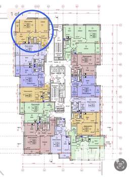 2-к квартира, вторичка, 74м2, 6/17 этаж