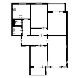 4-к квартира, вторичка, 84м2, 4/9 этаж