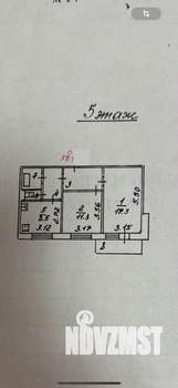 2-к квартира, вторичка, 51м2, 5/10 этаж