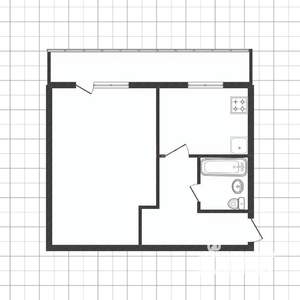 1-к квартира, вторичка, 34м2, 5/9 этаж
