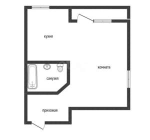 Студия квартира, вторичка, 39м2, 16/18 этаж