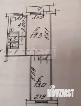 2-к квартира, вторичка, 45м2, 5/9 этаж