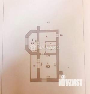 1-к квартира, вторичка, 48м2, 2/12 этаж
