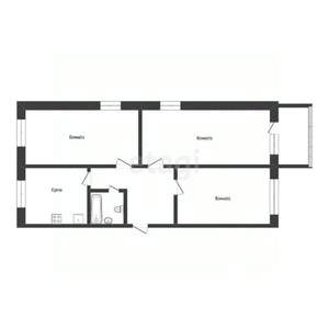 3-к квартира, вторичка, 62м2, 5/5 этаж
