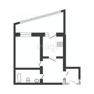 1-к квартира, вторичка, 40м2, 3/12 этаж