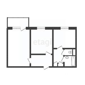 2-к квартира, вторичка, 51м2, 3/10 этаж
