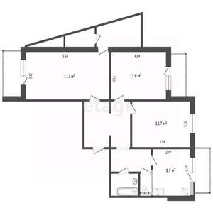 1-к квартира, вторичка, 48м2, 2/8 этаж