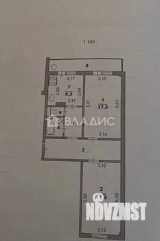2-к квартира, вторичка, 62м2, 8/10 этаж