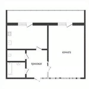 1-к квартира, вторичка, 34м2, 2/10 этаж