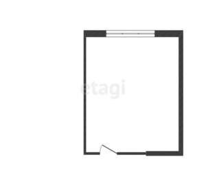 1-к квартира, вторичка, 35м2, 1/5 этаж