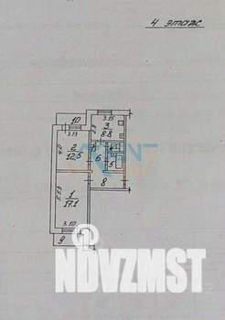 2-к квартира, вторичка, 51м2, 4/9 этаж