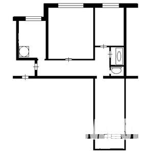 3-к квартира, вторичка, 59м2, 5/5 этаж