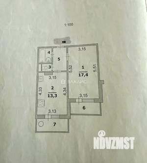 1-к квартира, вторичка, 39м2, 10/10 этаж