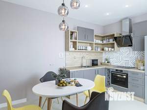 1-к квартира, строящийся дом, 39м2, 2/9 этаж