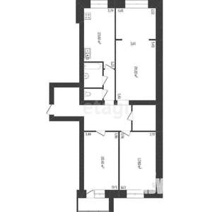 3-к квартира, вторичка, 113м2, 7/15 этаж